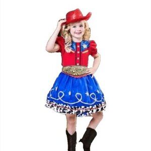 Cowgirl Cutie Costume for Girls - Size L 10-12 NWT